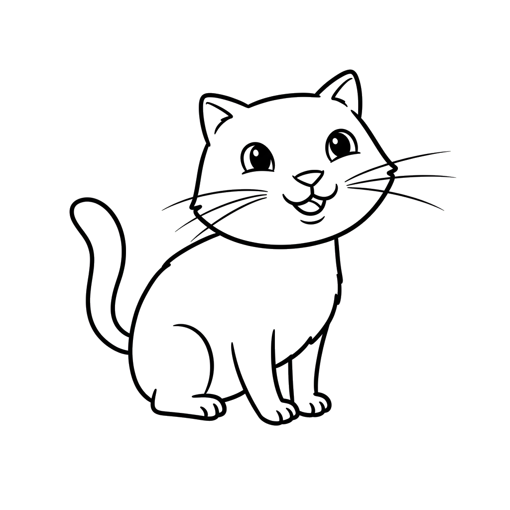 Cute Cat free printable resource